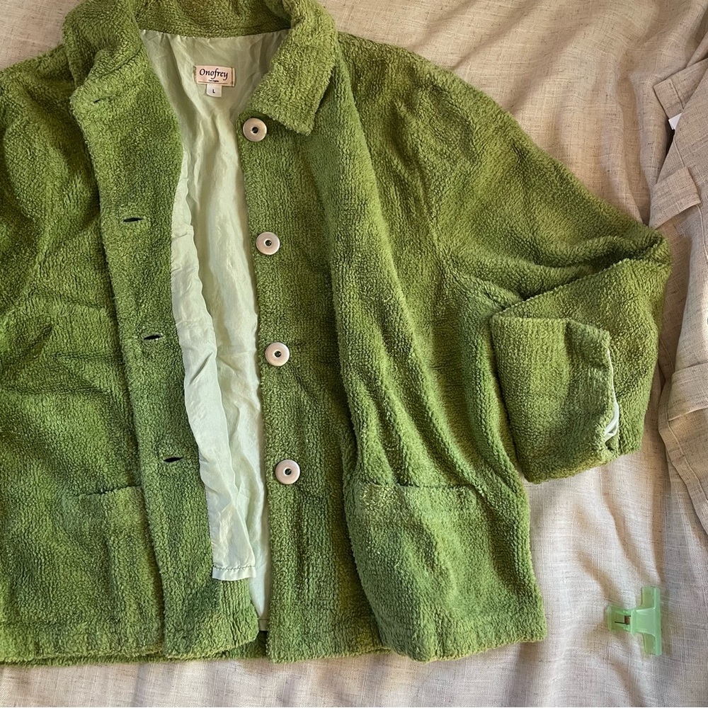Vintage Onofrey Los Angeles Olive Chenille Jacket